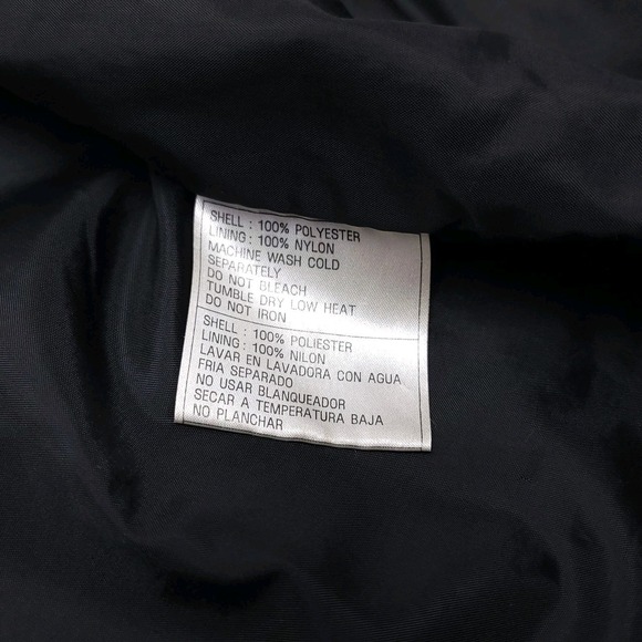 Vintage Reebok Oakland Las Vegas Raiders Team NFL Full Zip Jacket Mens M Black - Picture 7 of 8